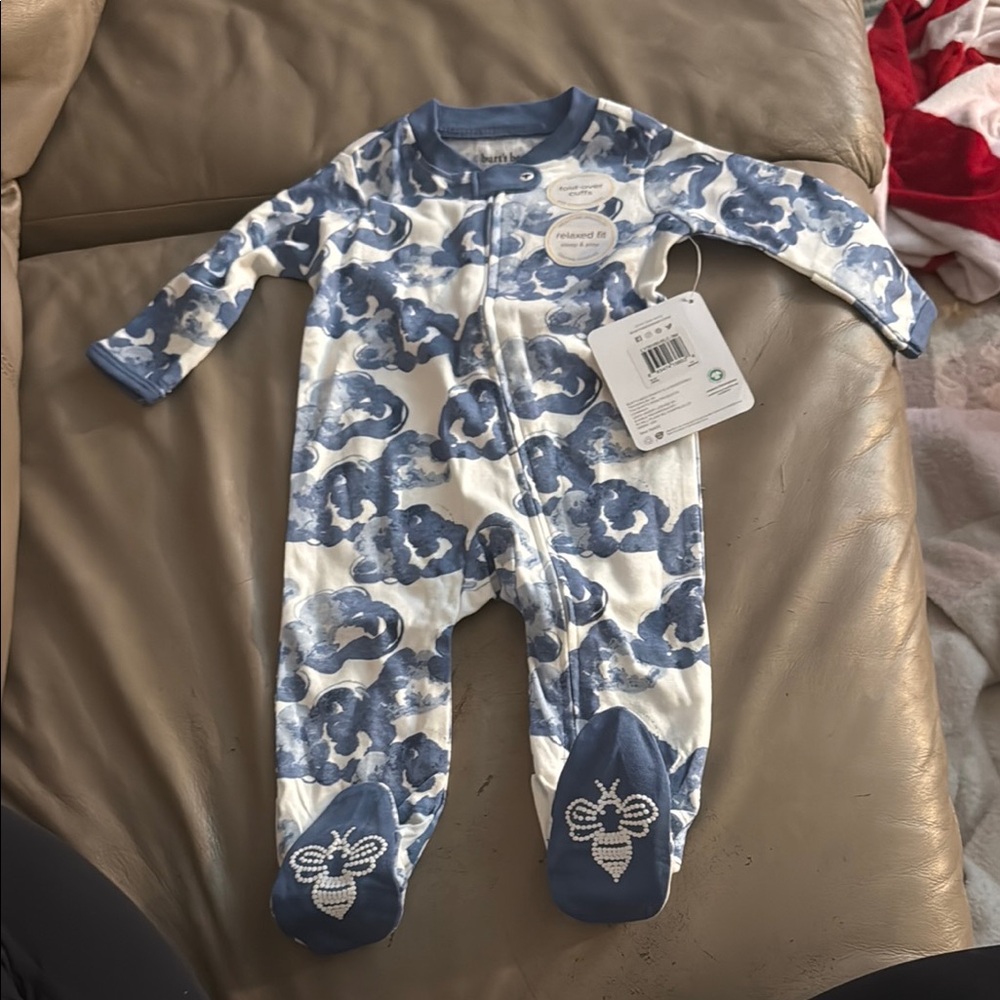 Blue and White Kids One Piece